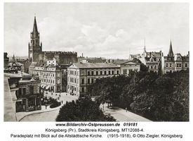 Königsberg (Pr.), Stadtkreis Königsberg Paradeplatz