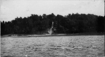 Obereißeln, Kreis Tilsit-Ragnit  33 Obereißeln, Große Treppe, Blick von der Memel aus Оберайселен, Большая лестница, вид с Мемели
