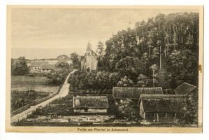 Schwarzort, Kreis Memel Schwarzort, Partie am Pfarrtal Шварцорт, у пасторской долины