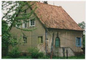Metgethen, Ort und Bahnstation, Stadtkreis Königsberg Tannenweg 10 Metgethen, Tannenweg Nr. 10, Haus Lange Metgethen, Häuser früher und heute