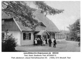 Tilsit, Stadt, Stadtkreis Tilsit Tilsit, Park Jakobsruh, Litauer-Heimathäuschen