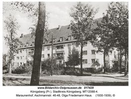 Königsberg (Pr.), Stadtkreis Königsberg Aschmannallee 46-48