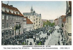 Tilsit, Stadt, Stadtkreis Tilsit Schenkendorfplatz Tilsit, Schenkendorfplatz