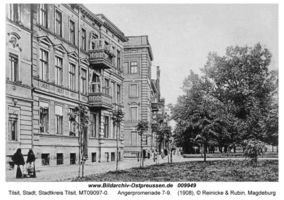Tilsit, Stadt, Stadtkreis Tilsit Angerpromenade 7-9