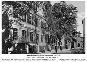 Tilsit, Stadt, Stadtkreis Tilsit Kirchenstraße 11 Tilsit, Schulen