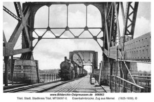 Tilsit, Stadt, Stadtkreis Tilsit Tilsit, Eisenbahnbrücke