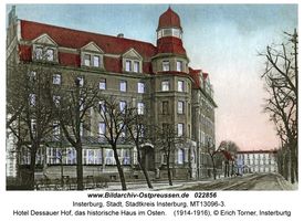 Insterburg, Stadt, Stadtkreis Insterburg Ludendorffstraße (fr. Gumbinner Straße)