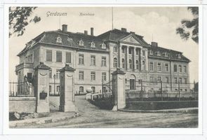 Gerdauen, Stadt und Bahnstation, Kreis Gerdauen