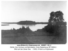 Görlitz Kr. Rastenburg, Gut, Kurhaus und Bahnstation, Kreis Rastenburg