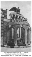 Tilsit, Stadt, Stadtkreis Tilsit Herzog-Albrecht-Platz Tilsit, Herzog-Albrecht-Platz, Brunnen