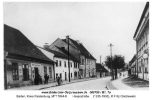 Barten Kr. Rastenburg, Kreis Rastenburg Hauptstraße (fr. Rastenburger Straße)