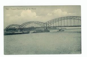 Tilsit, Stadt, Stadtkreis Tilsit Tilsit, Verschiffte Truppen auf der Memel