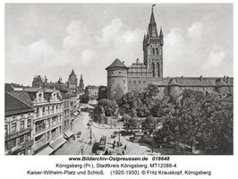 Königsberg (Pr.), Stadtkreis Königsberg Kaiser-Wilhelm-Platz
