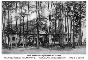 Tilsit, Stadt, Stadtkreis Tilsit Tilsit, Waldschlößchen im Stadtwald