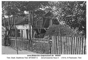 Tilsit, Stadt, Stadtkreis Tilsit Tilsit, Erster Weltkrieg, russische Besetzung und Befreiung 1914