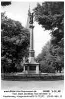 Tilsit, Stadt, Stadtkreis Tilsit Kapellenweg Tilsit, Reformierte Kirche, Kriegerdenkmal