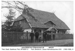 Tilsit, Stadt, Stadtkreis Tilsit Tilsit, Park Jakobsruh, Litauer-Heimathäuschen