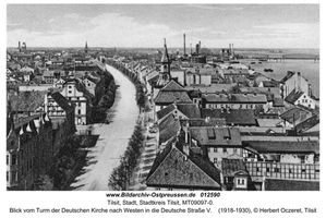 Tilsit, Stadt, Stadtkreis Tilsit Deutsche Straße