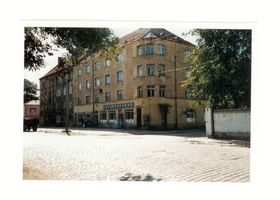 Tilsit, Stadt, Stadtkreis Tilsit Stolbecker Straße Tilsit, Stolbecker Str. Ecke Friedrichstr., ehemaliges Café Juckel Tilsit, Café Juckel, Stolbecker Straße