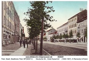 Tilsit, Stadt, Stadtkreis Tilsit Deutsche Straße