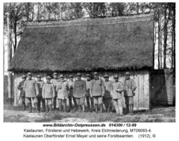 Kastaunen Kr. Elchniederung, Försterei und Hebewerk, Kreis Elchniederung