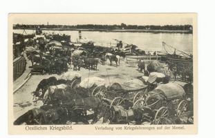 Tilsit, Stadt, Stadtkreis Tilsit Tilsit, Verladung von Kriegsfahrzeugen III