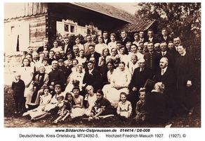 Deutschheide, Kreis Ortelsburg