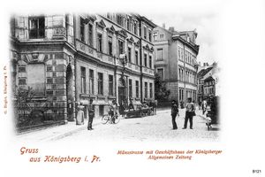 Königsberg (Pr.), Stadtkreis Königsberg Münzstraße