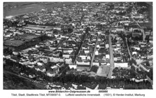 Tilsit, Stadt, Stadtkreis Tilsit Tilsit, Luftbilder und Panoramen