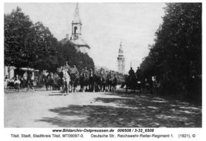 Tilsit, Stadt, Stadtkreis Tilsit Deutsche Straße