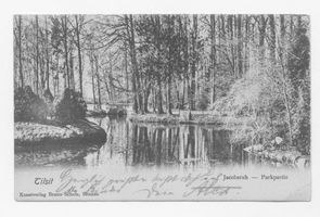 Tilsit, Stadt, Stadtkreis Tilsit Tilsit, Jakobsruh (fr. Jacobsruhe), Partie im Park I