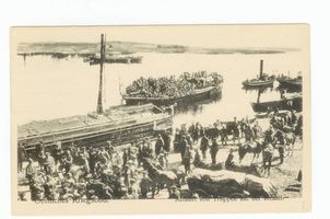 Tilsit, Stadt, Stadtkreis Tilsit Tilsit, Truppen zur Verschiffung am Bollwerk V Tilsit, Kai-Anlagen und Memelstr.