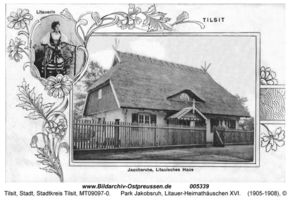 Tilsit, Stadt, Stadtkreis Tilsit Tilsit, Park Jakobsruh, Litauer-Heimathäuschen