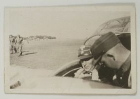 Rossitten Kr. Samland, Kreis Samland Rossitten Kr. Samland, Reichssegelfliegerschule, Vogelwiese, Sturmführer Heinz Thal mit Fluglehrer Hans Kordack Rossitten Kr. Samland, Segelfliegerschule