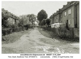 Tilsit, Stadt, Stadtkreis Tilsit Lützowstraße Tilsit, Bereich östl. Graf-Keyserlingk-Allee, südl. Ortsteilgrenze Stolbeck, südl. Stolbecker Str., westl. Bahn, nördl. Stadtwald
