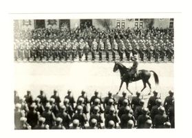 Tilsit, Stadt, Stadtkreis Tilsit Schenkendorfplatz Tilsit, Schenkendorfplatz, Truppenparade Tilsit, Schenkendorfplatz